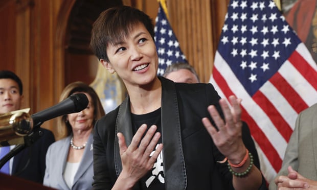 Denise Ho in Washington in 2019 where she gave evidence to Congress about human rights abuses in Hong Kong.   Denise Ho in Washington in 2019 where she gave evidence to Congress about human rights abuses in Hong Kong.