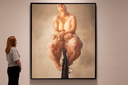 Exposing … Propped by Jenny Saville.