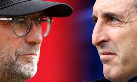 Jürgen Klopp and Unai Emery will come face-to-face on Saturday.