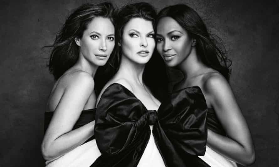 Christy Turlington, Linda Evangelista and Naomi Campbell in New York, 2016.