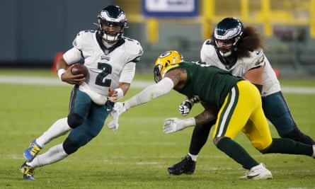 Jalen Hurts faces an uphill task to get the Eagles to the playoffs