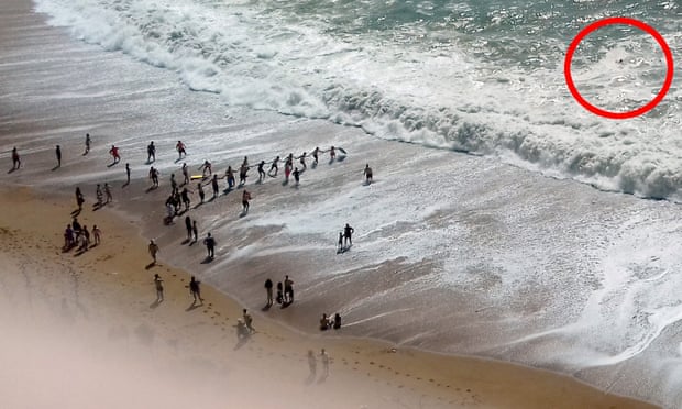 People form the human chain