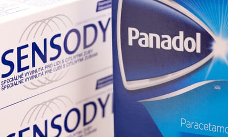 GSK consumer products boast Sensodyne toothpaste and Panadol paracetamol