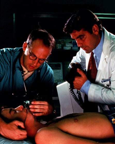 The doctor will see you now: with Anthony Edwards in ER, 1994.
