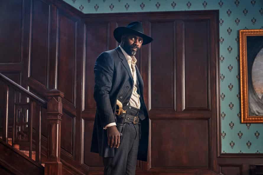 Idris Elba as Rufus Buck in The Harder They Fall.
