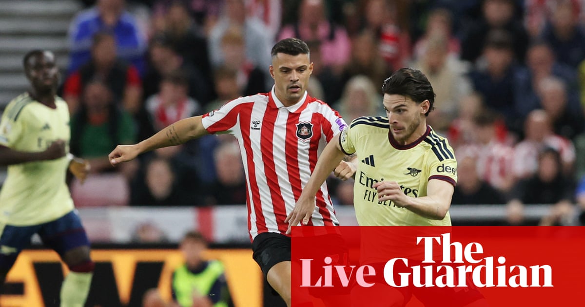 Sunderland x Arsenal: Premier League – Ao vivo | Primeira Liga Sunderland x Arsenal: Premier League – Ao vivo | Primeira Liga