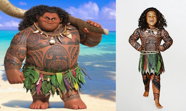 Il costume di Maui per Oceania, lungometraggio d'animazione Disney