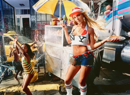 Britney Spears with Hot Dog, 2000.