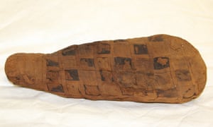 One of the mummified ibises in the Nicholson collection at the University of Sydney.