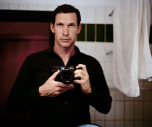 Mirror selfie of Tim Hetherington