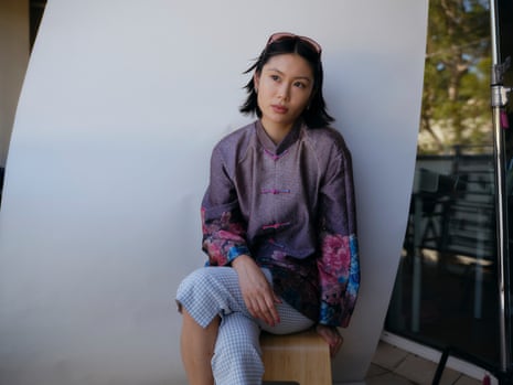 Isabella sitting on a chair