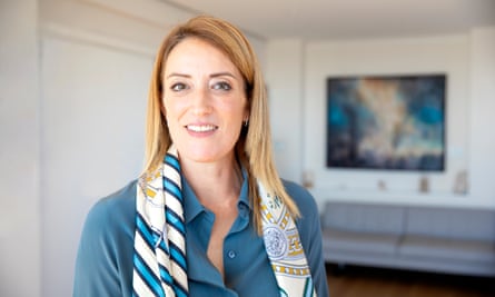 Portrait of Roberta Metsola president of the European Parliament, Brussels, Belgium