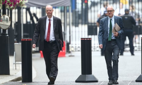 The government’s chief medical officer Chris Whitty (left) and chief scientific adviser Patrick Vallance