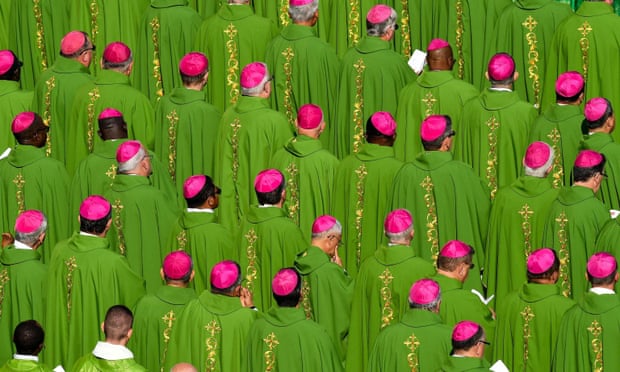 Priests in Saint Peter’s Square, Vatican City.