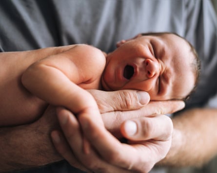 Yawning baby