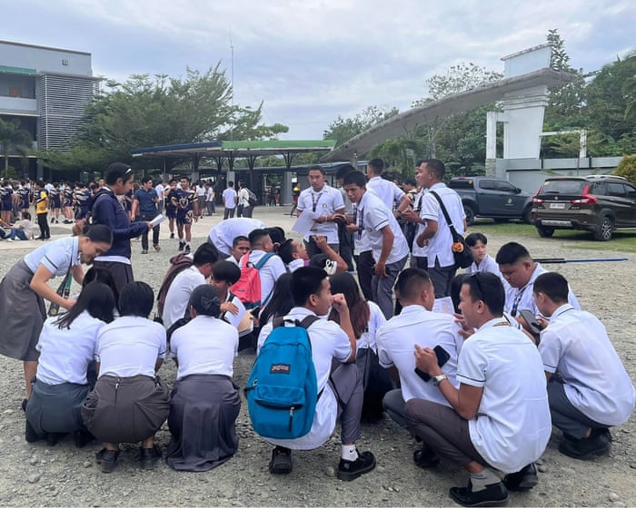 Tsunami threat lifted after Philippine earthquake – as it happened