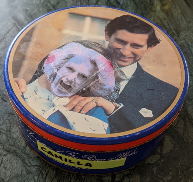 Charles and Camilla biscuit tin