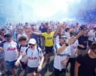 Tottenham v Everton: Premier League final day – live ⚽ 4pm BST kick-off | Premier League clockwatch – live⚽ Live scores | Latest table | Top scorers | Email ScottOh Tottenham. How has it come to this? Champions League finalists in 2019, and Europa League winners just 12 months ago, one of the grandest clubs in England are now possibly 90 minutes plus fingernail-and-artery-bothering add-ons away from relegation to the second tier for the first time in nearly half a century.Ah but lets leave those questions for later. And theyll be a lot less pointed should Spurs escape the executioner this afternoon. The maths are simple: beat Everton and they stay up. A draw will almost certainly be enough, unless West Ham beat Leeds 12-0, which, given that scoreline would tie a top-flight record set 134 years ago* and matched only once since, 117 years ago†, is not going to happen. But a defeat … hoo boy. Continue reading...