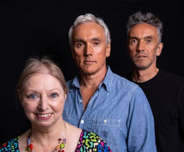 Hilary Mantel with Ben Miles (centre), an actor, and his brother, George, a photographer, with whom she collaborated to create the Wolf Hall Picture Book.