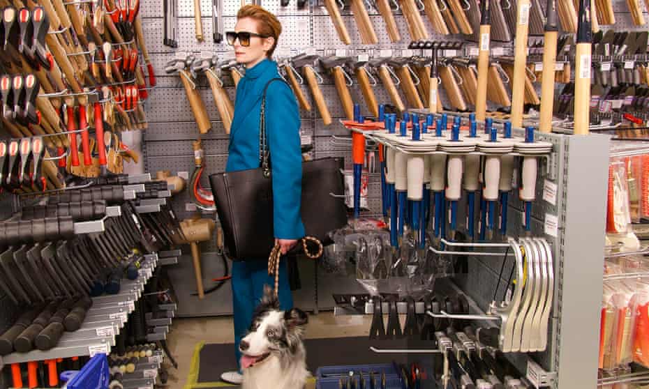 Swinton chooses an axe in The Human Voice.