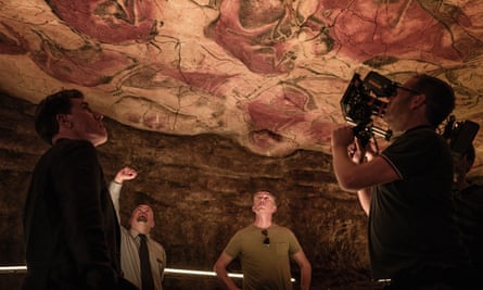 Brydon and Coogan filming at the Altamira caves, in northern Spain