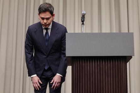 Shinsegae Group chairman Chung Yong-jin bows
