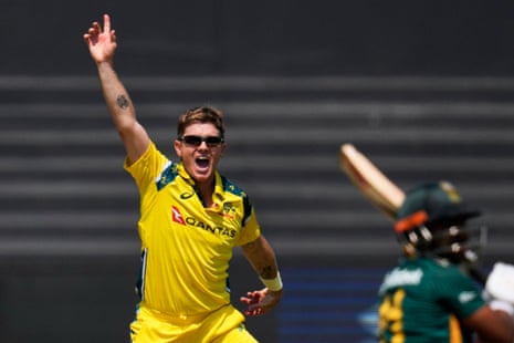 Adam Zampa dismisses Temba Bavuma
