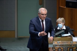 Scott Morrison does the robot