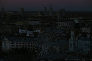 Kyiv in darkness
