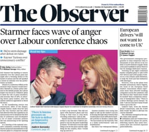 Observer front page