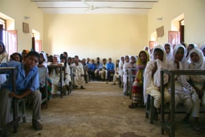 Mixed classes at Um El-Qura school, in the eastern Gadarif state