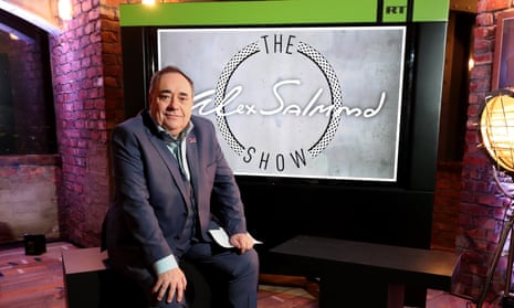 Alex Salmond launching his new show on RT