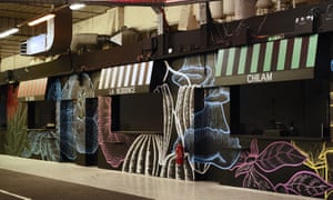 Exterior of La Résidence, a restaurant that is part of Ground Control, Paris.