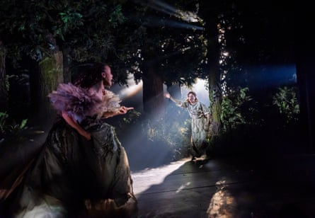 Chumisa Dornford-May (Cinderella) and Katie Brayben (Baker’s Wife) in Into The Woods.
