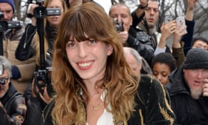 Lou Doillon at Paris fashion week in 2015.