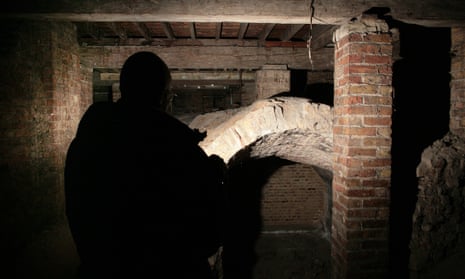 The crypt beneath St Michael’s church in Highgate, north London.