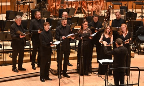 The BBC Singers perform at the Barbican in December 2019.