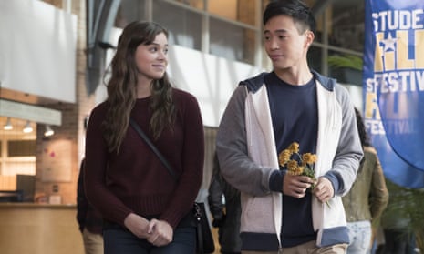 On career-making form … Hailee Steinfeld and Hayden Szeto in The Edge of Seventeen.