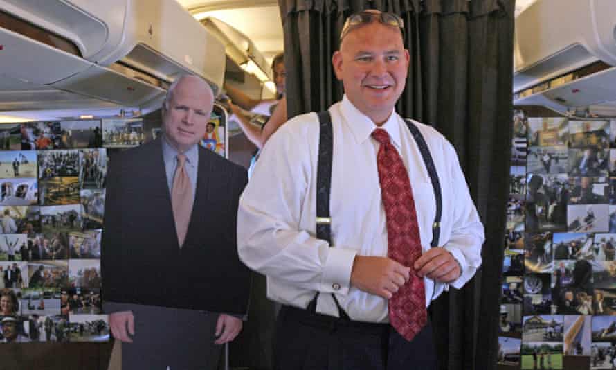 Steve Schmidt, while working on the John McCain presidential campaign in 2008.