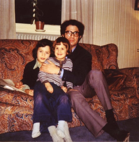 With brother David and father Ralph, mid-1970s.
