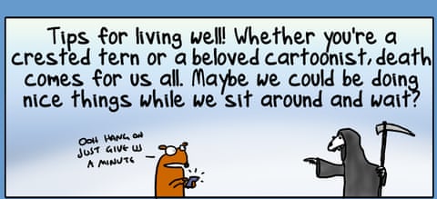 First Dog on the Moon titled Swedish Death Clean, panel 1