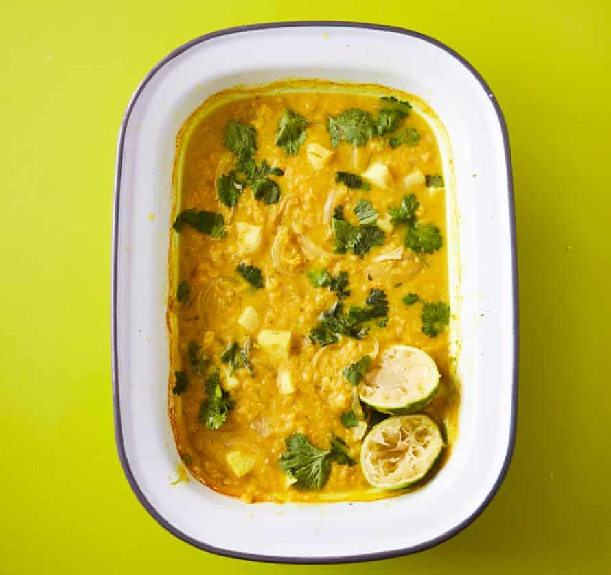 Rukmini Iyer's lime and coconut dal.