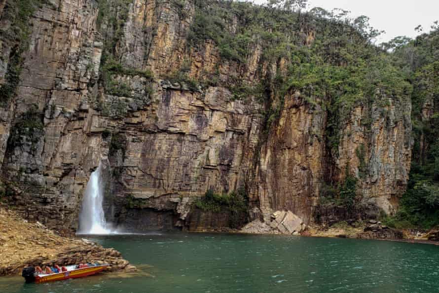 The scene of the disaster in Minas Gerais.