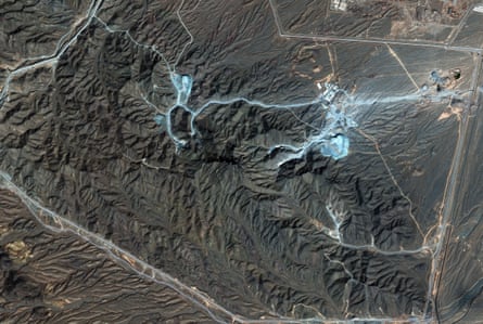 Satellite view of facility