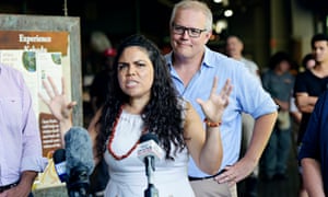 Scott Morrison with Liberal candidate Jacinta Price