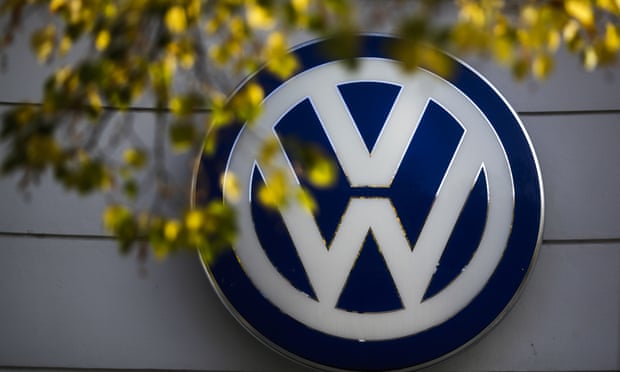 A VW sign