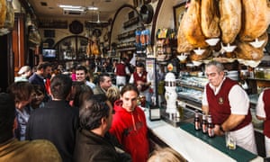 Traditional Spanish bar Casa Puga. Almeria, Andalusia, Spain.