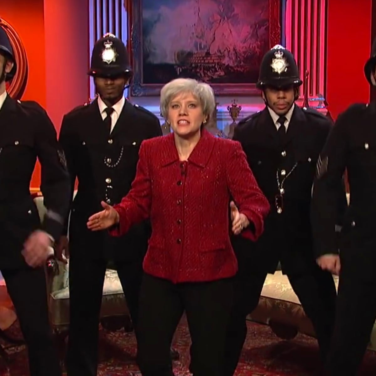 Saturday Night Live Skit Sends Up Theresa May S Brexit Woes Theresa May The Guardian