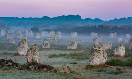 According to legend the menhirs are a stone army.