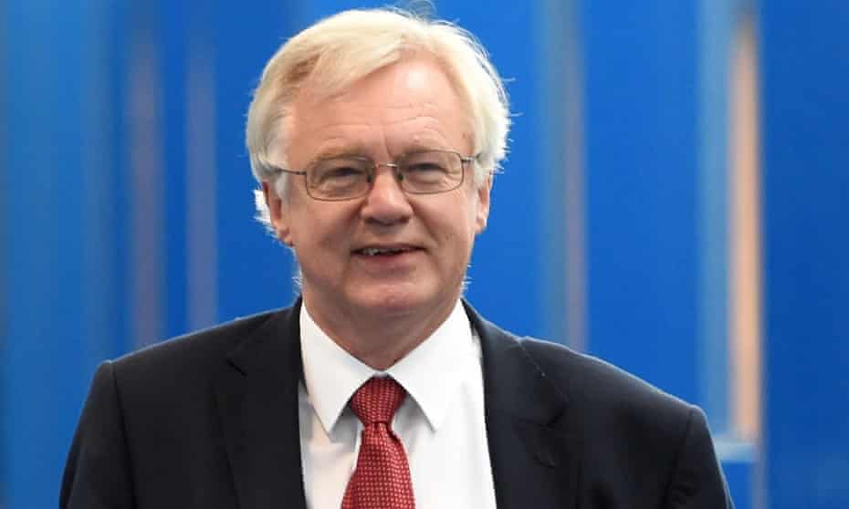 David Davis at the Conservative party conference in Birmingham